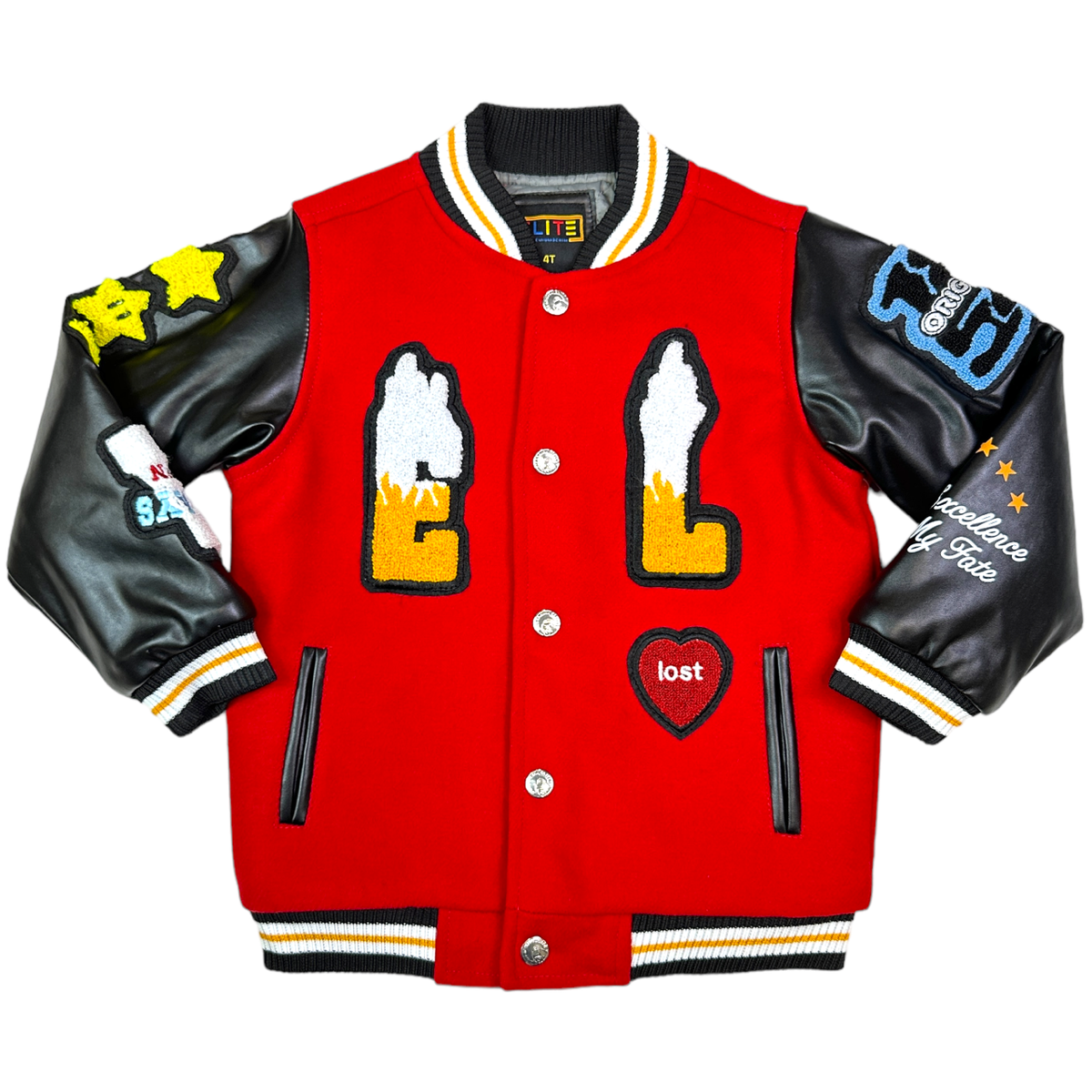 Elite Excellence Varsity Jacket - Red
