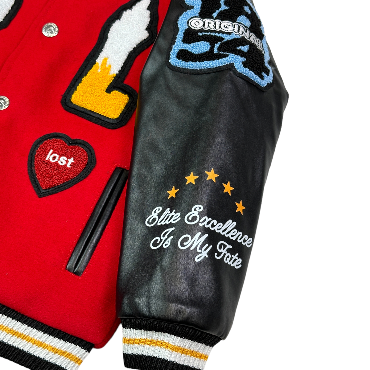 Elite Excellence Varsity Jacket - Red
