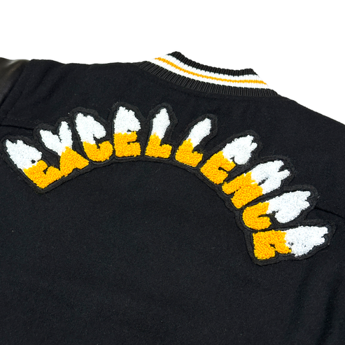 Elite Excellence Varsity Jacket - Black