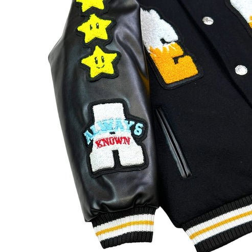 Elite Excellence Varsity Jacket - Black