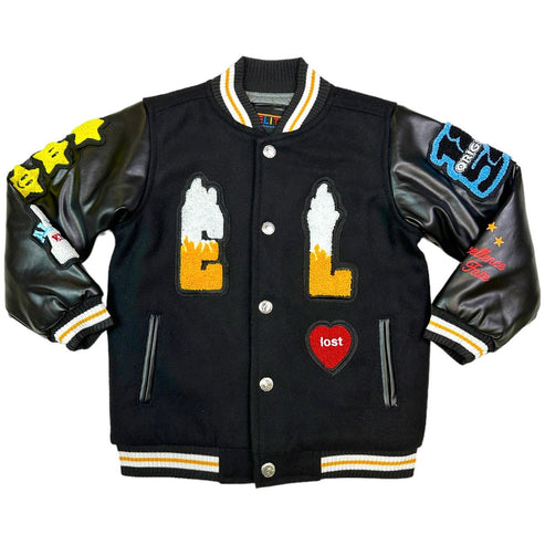 Elite Excellence Varsity Jacket - Black