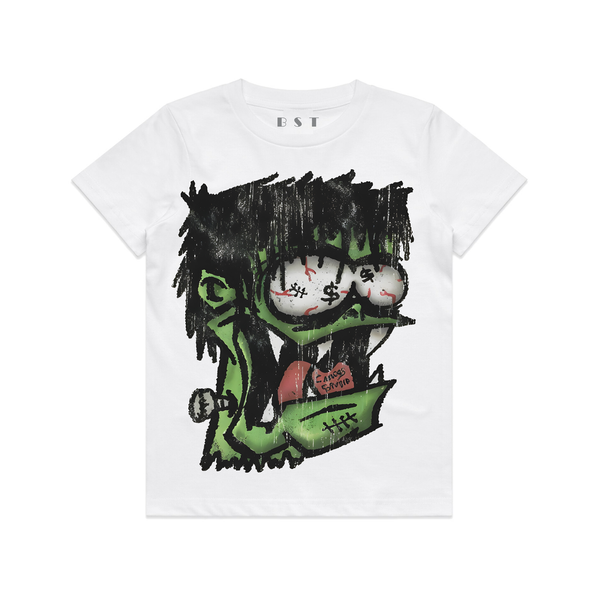 Green Head Big Face T-Shirt