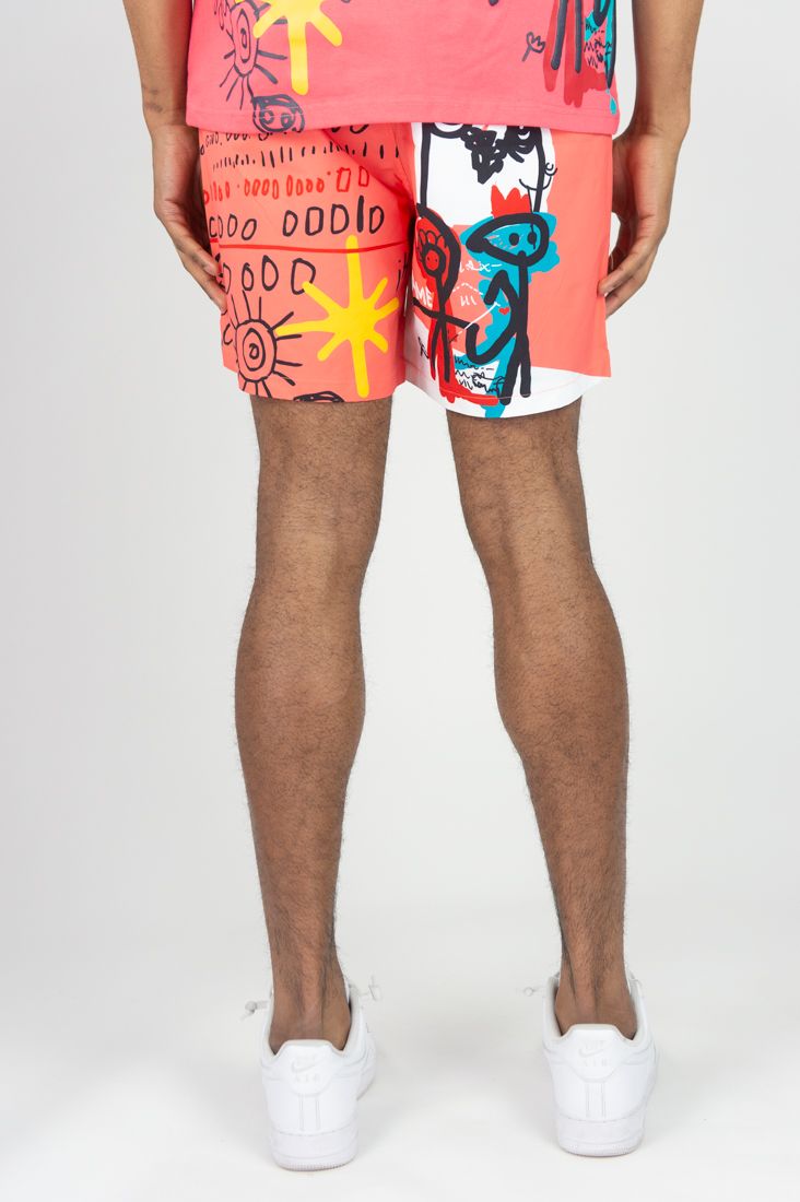 RM Coral More Love Board Shorts