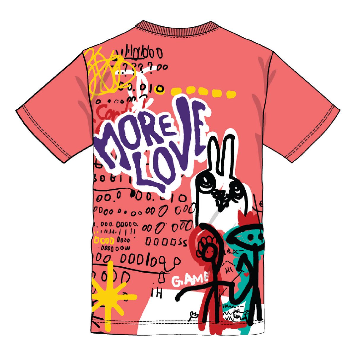 RM Coral More Love T-Shirt