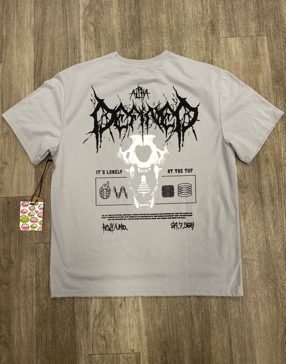 Alpha Defined T-Shirt Gray