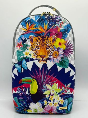 Flowering Jungle Shark Backpack