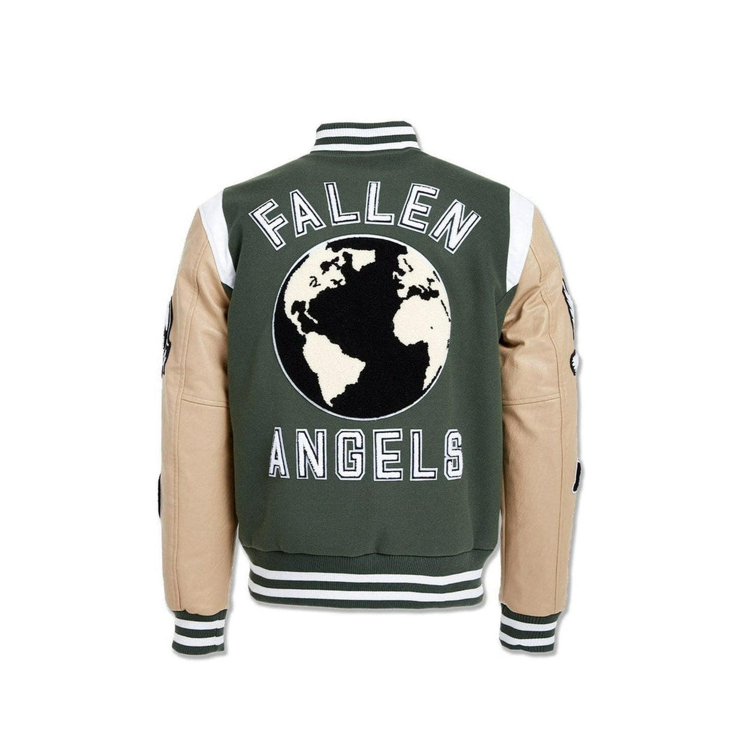 Fallen Angel Varsity Jacket - Green