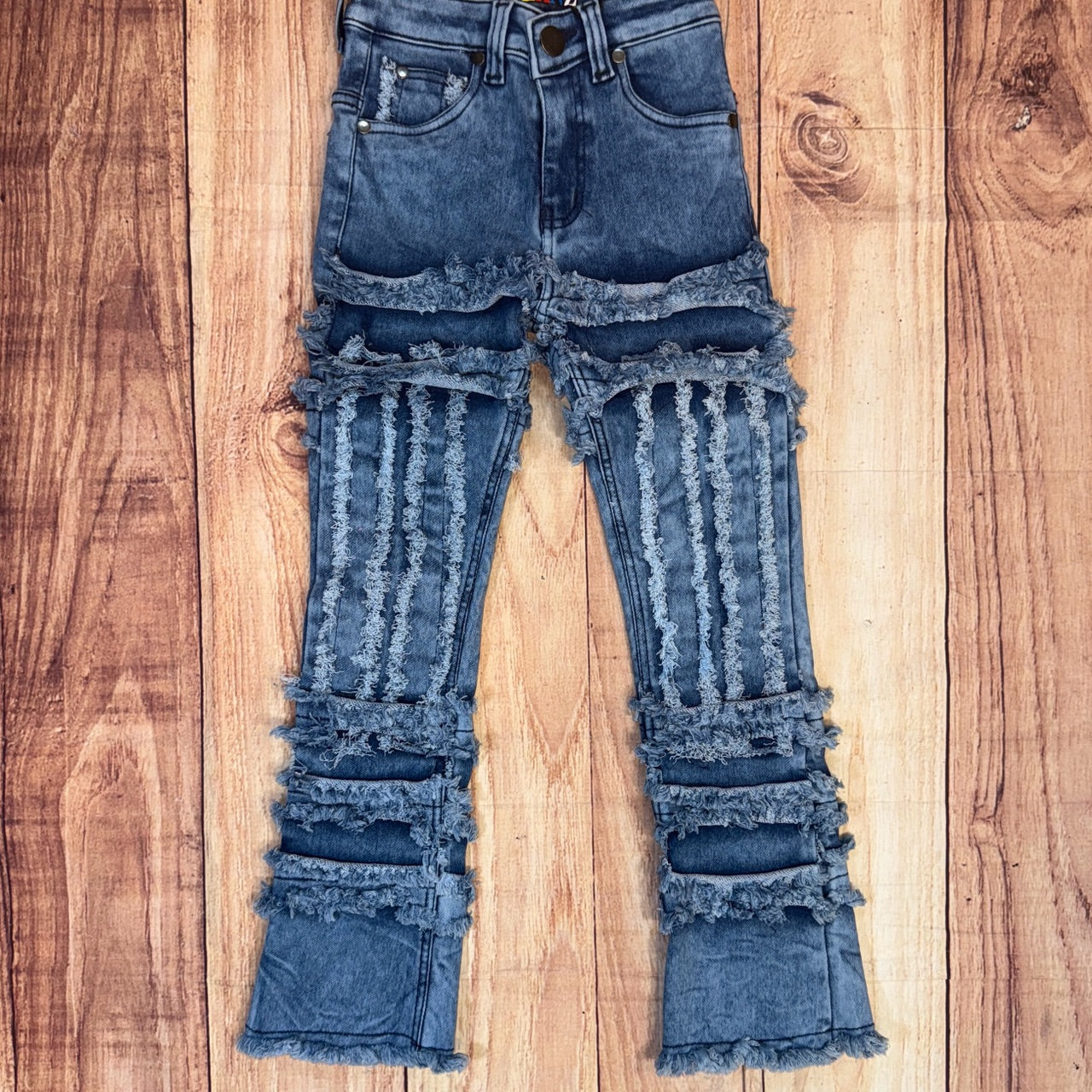 ST700 Girls Stacked Jeans