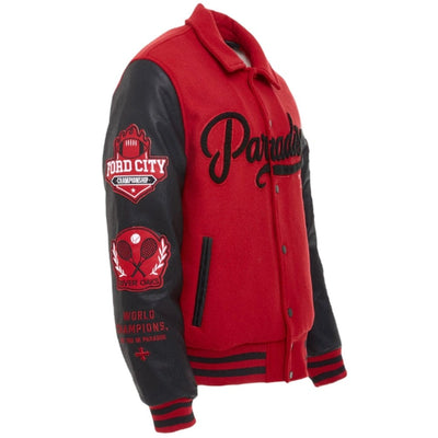 Paradise Team Varsity Jacket - Red