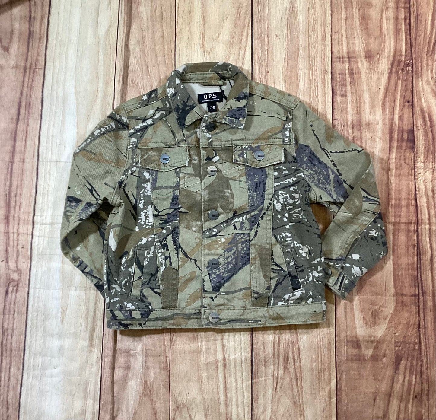 Desert Sand Camo Jean Jacket
