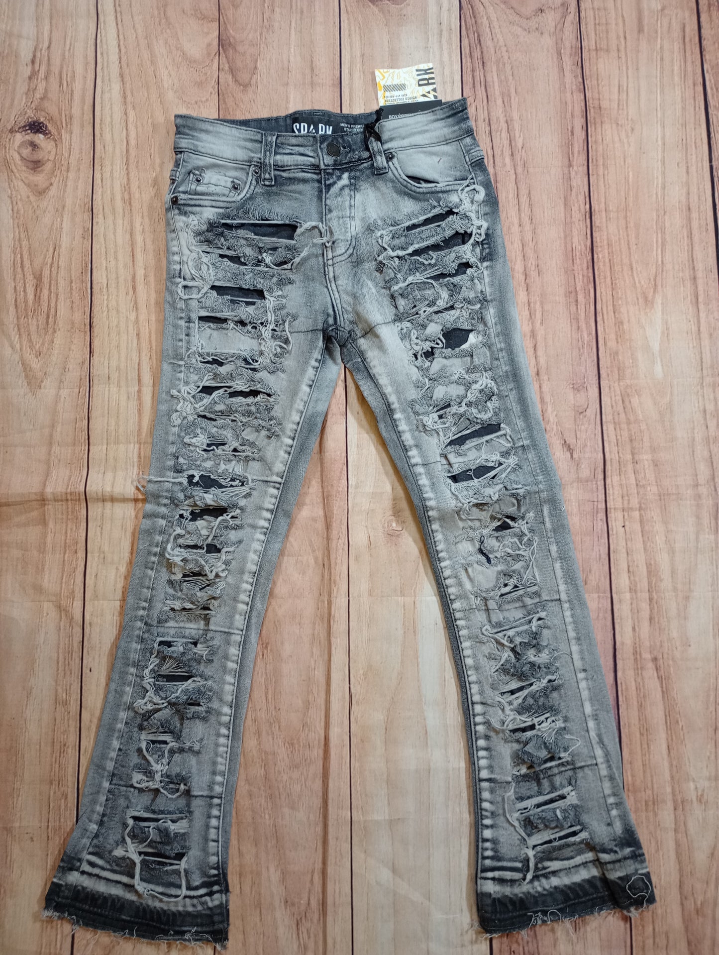 Kids Stacked Jeans
