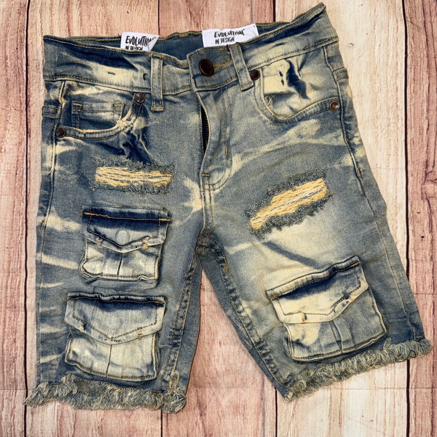 Cargo 3P Jean Shorts