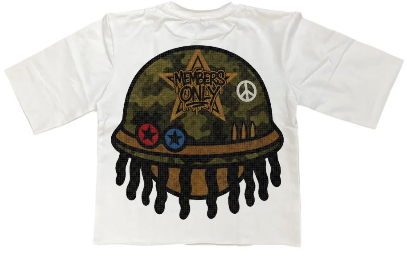 M.O. Soldier Helmet Crop Shirt