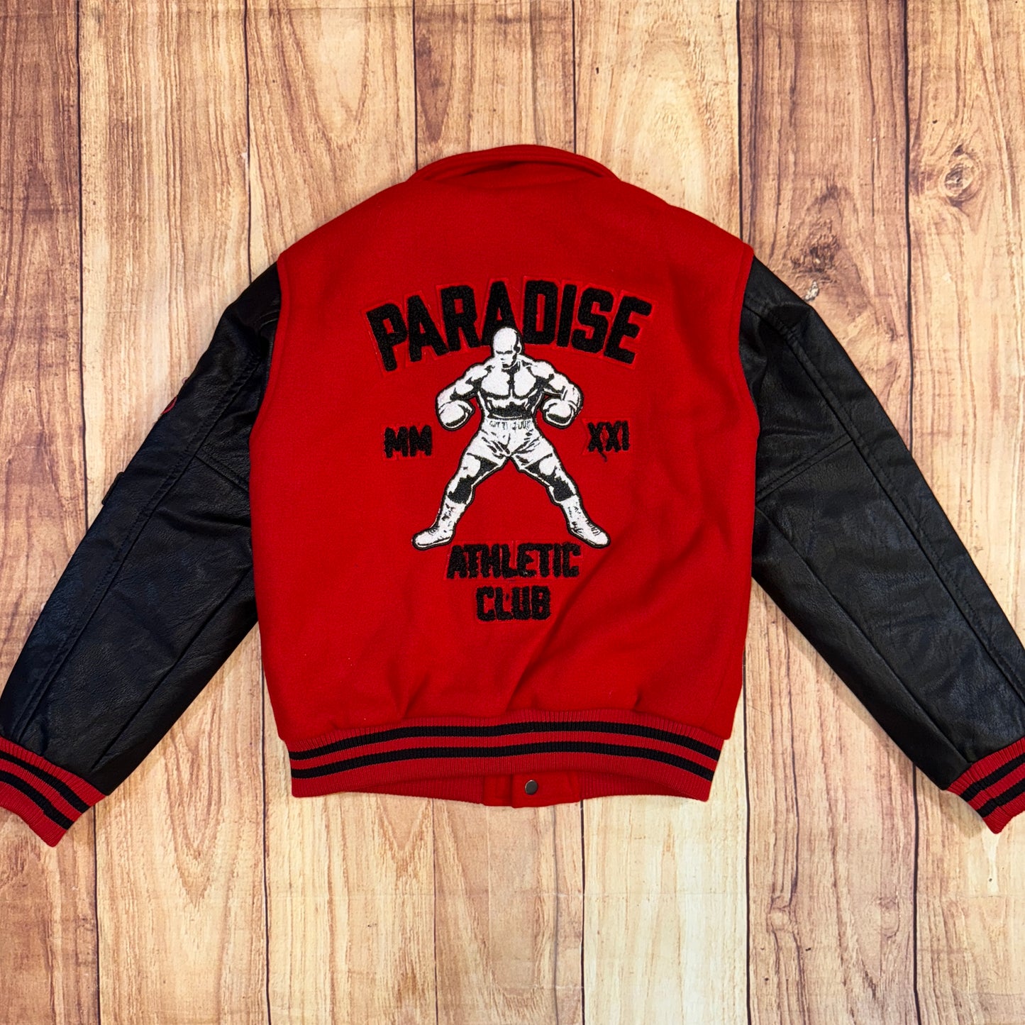 Paradise Team Varsity Jacket - Red