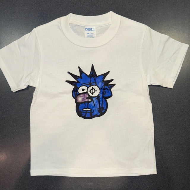 Barbed Wire Blue Face T-Shirt