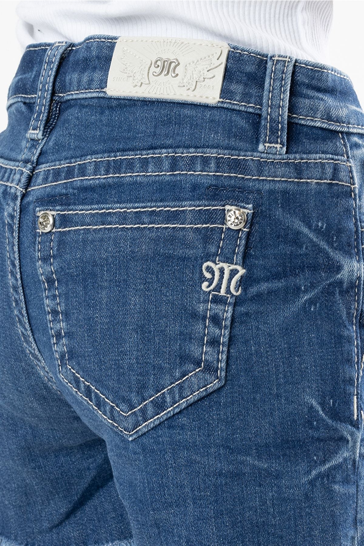 Miss Me Kids Diamond Weave Shorts