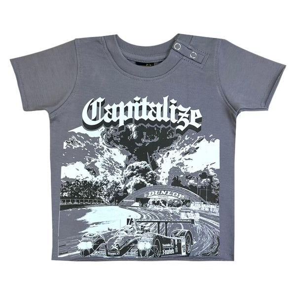 Infant Capitalize Oversize Crop Shirt