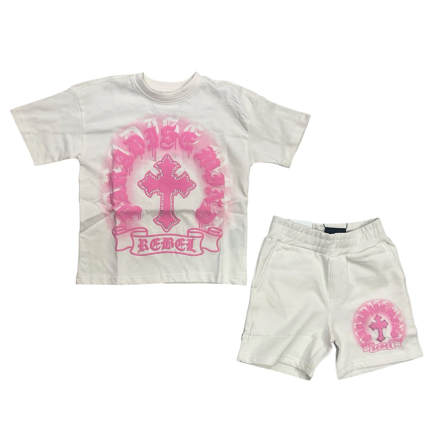 Paradise cross short set
