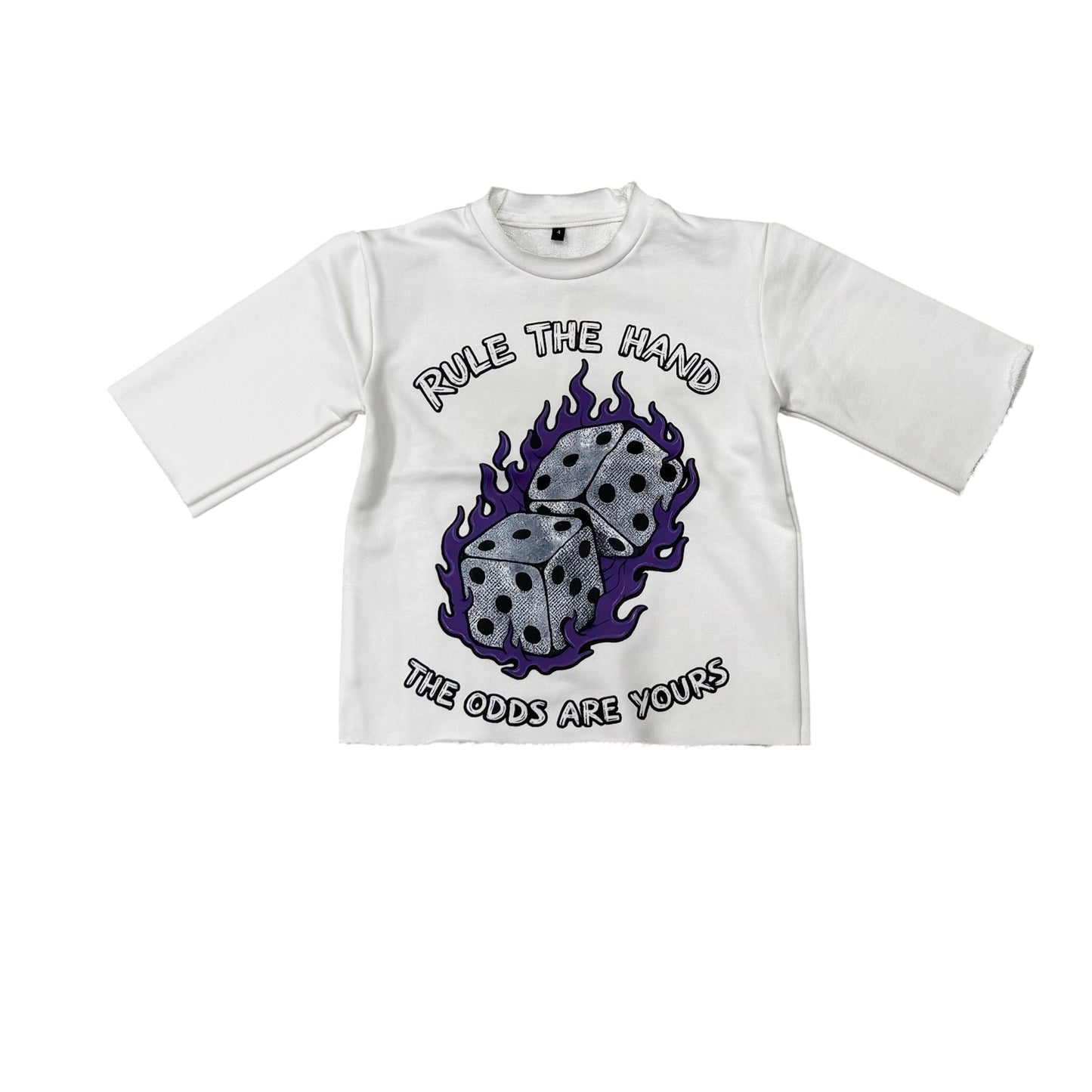 Rule the hand crop top