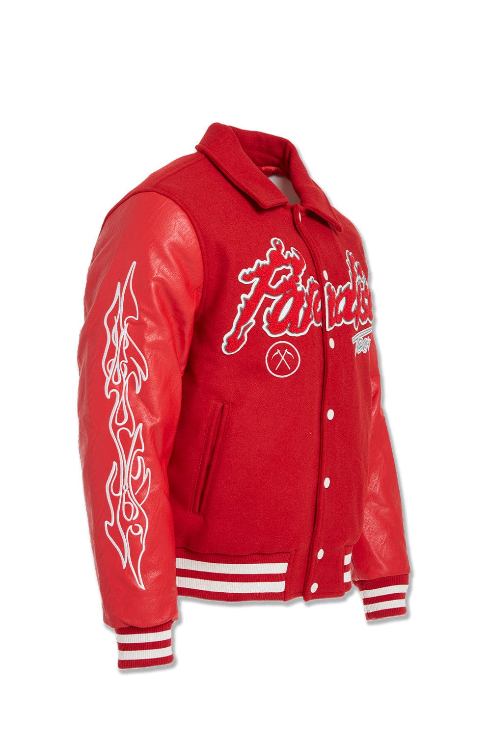 Kids Varsity Paradise Coat Red