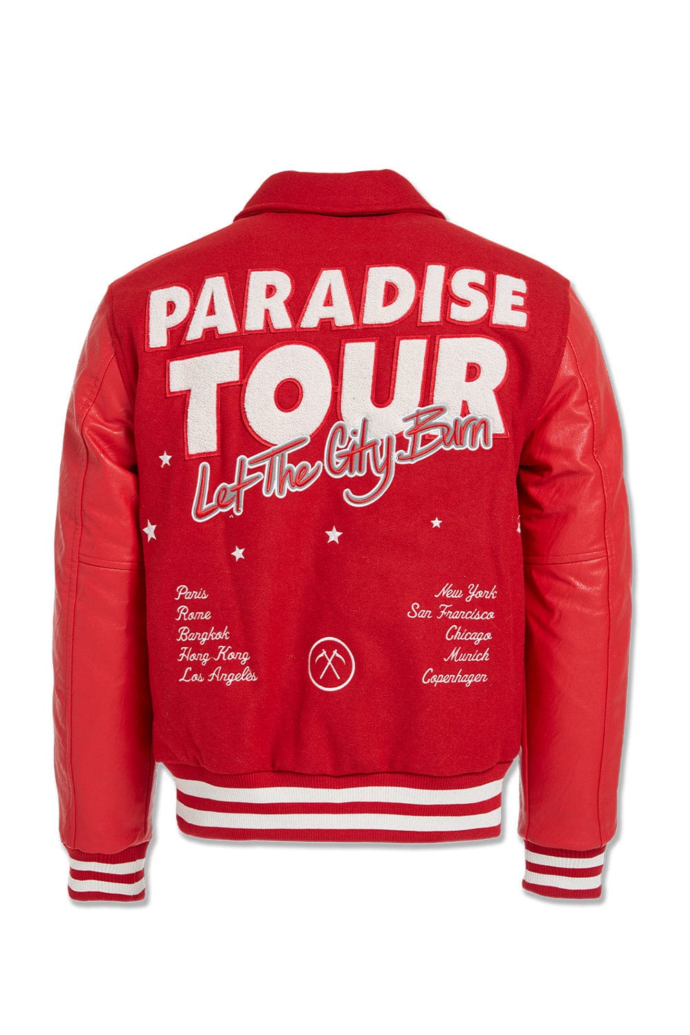 Kids Varsity Paradise Coat Red