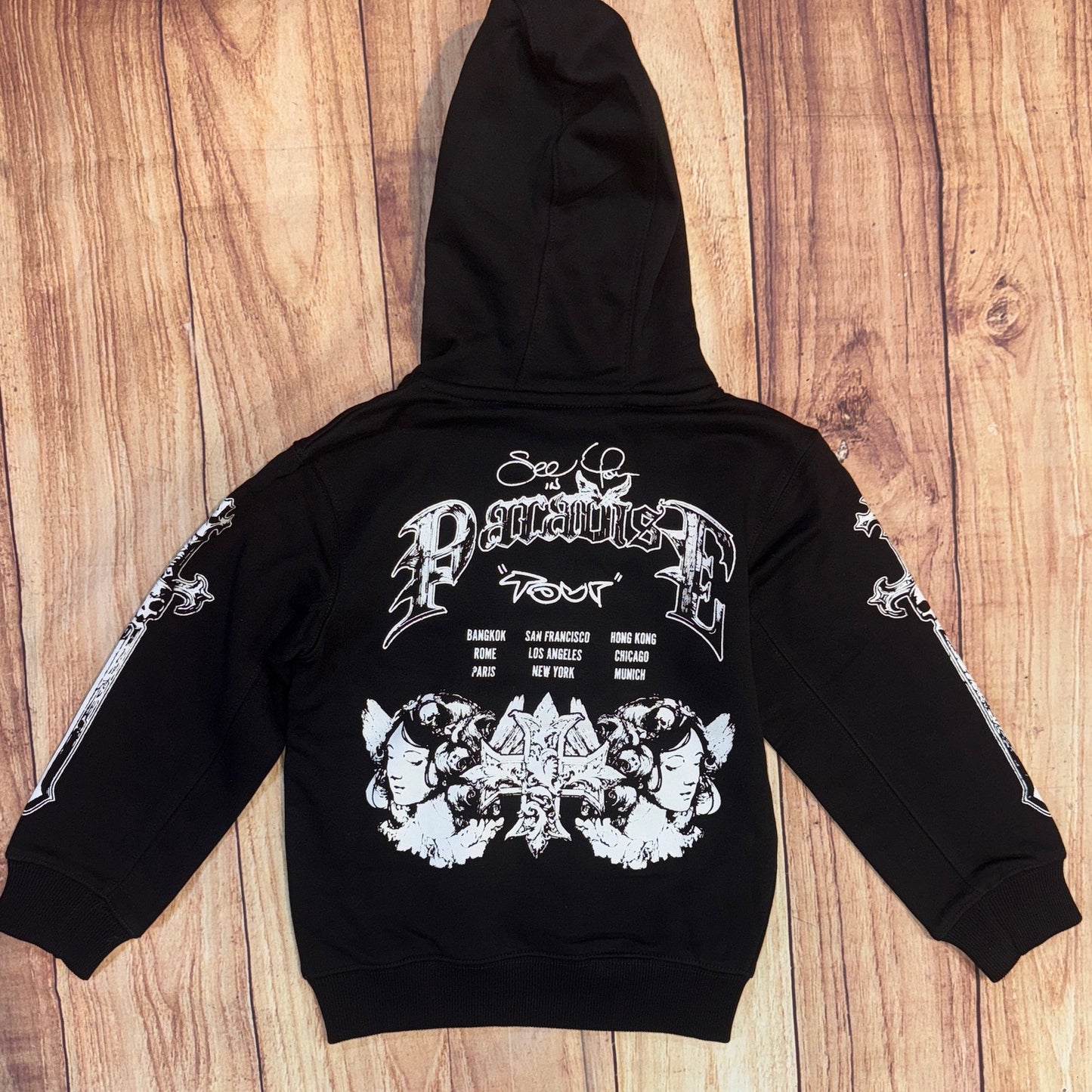 Paradise Tour 25 Hoody - Black