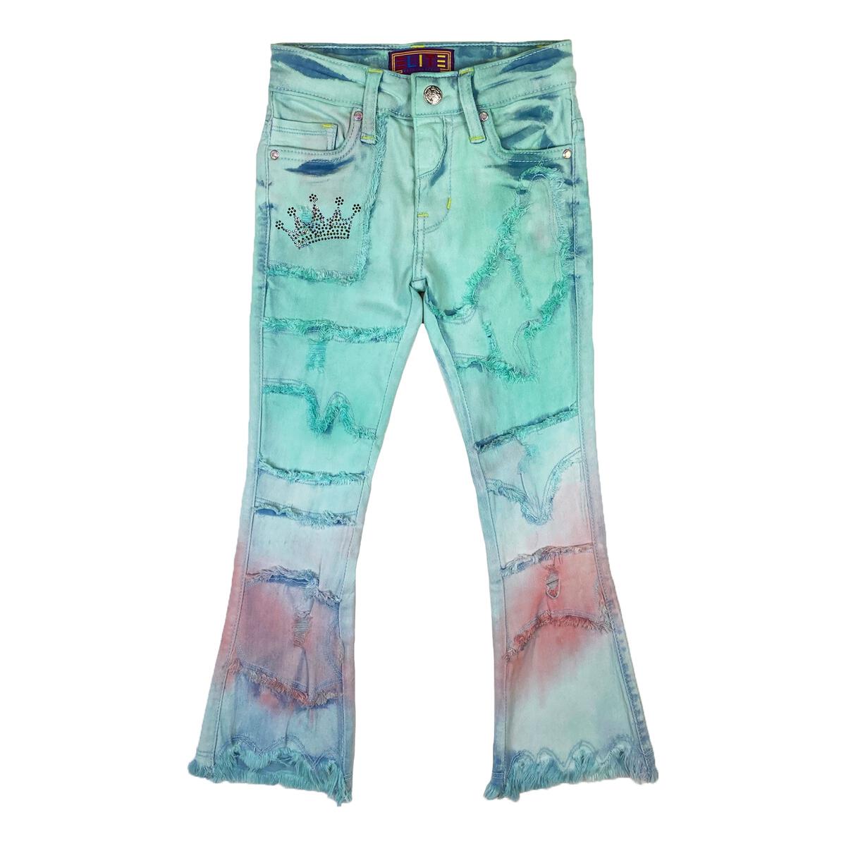 Tie Dye 1 Girls Jeans