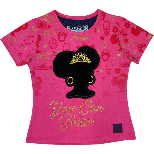 Tiara Girls T-Shirt Pink