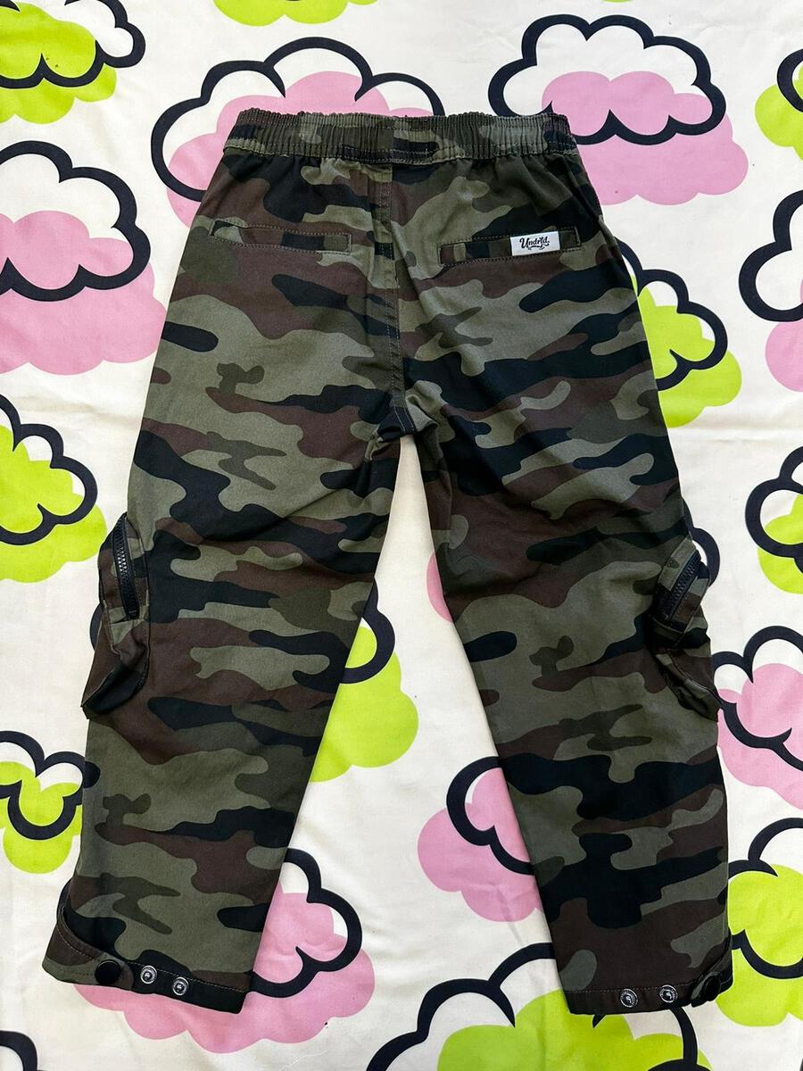 Boys Twill Cargo Pants - Camo