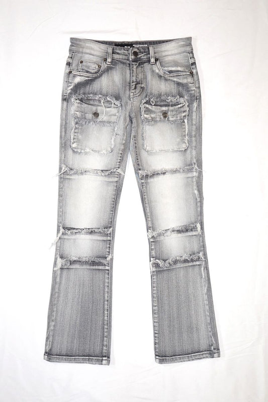 K3020 FP Stacked Jeans - Gray