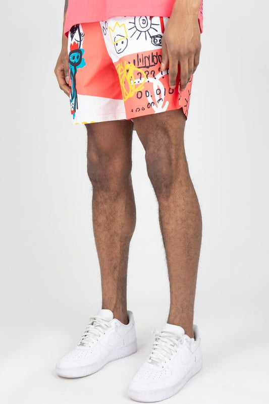 RM Coral More Love Board Shorts