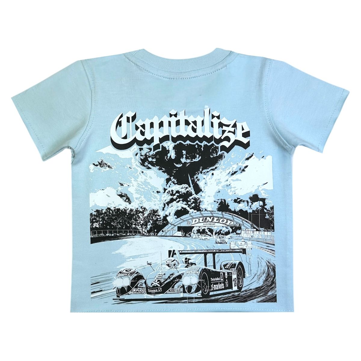 Infant Capitalize Oversize Crop Shirt F/B