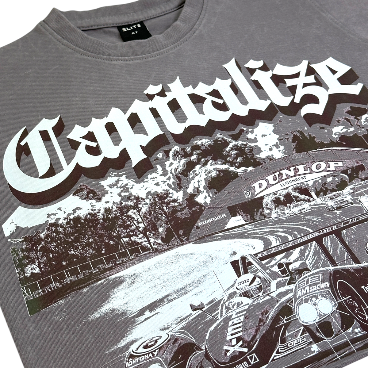 Capitalize Cropped T-Shirt - Gray