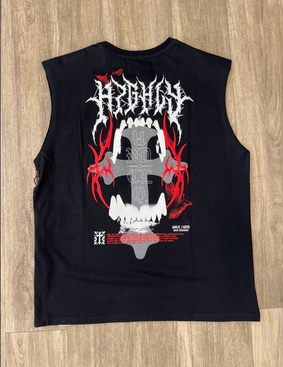 Tribal Growler Cut Off T-Shirt