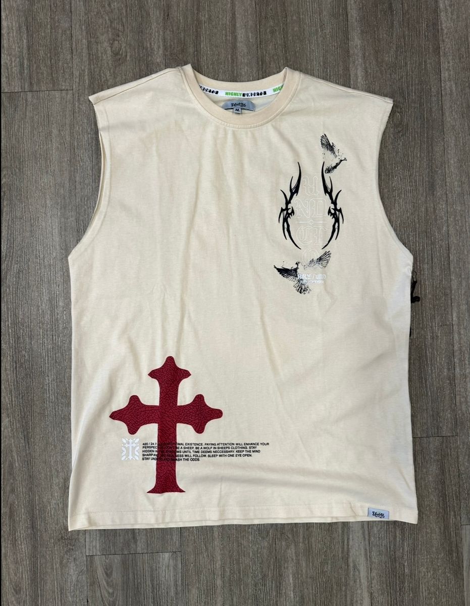 Tribal Growler Cut Off T-Shirt