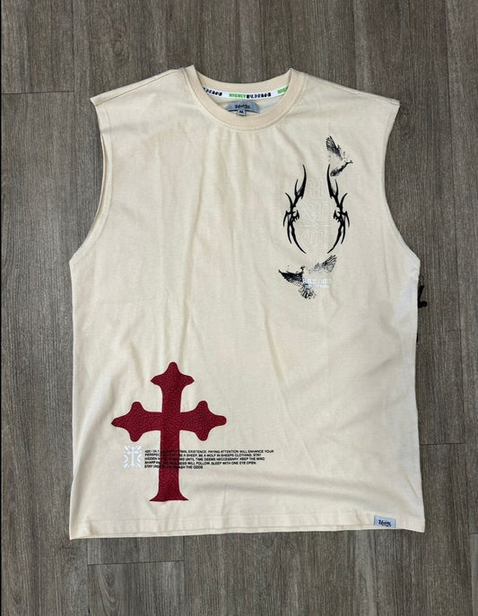 Tribal Growler Cut Off T-Shirt