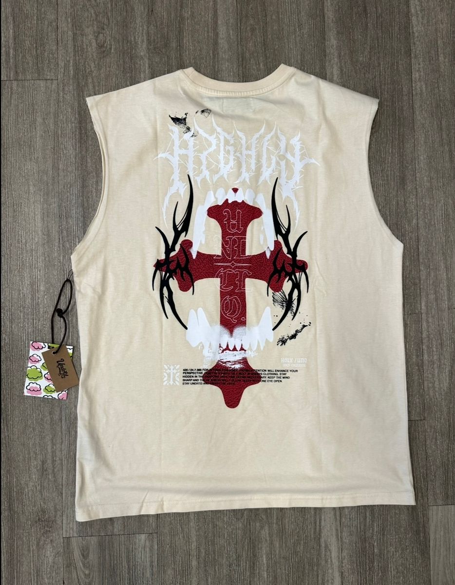 Tribal Growler Cut Off T-Shirt