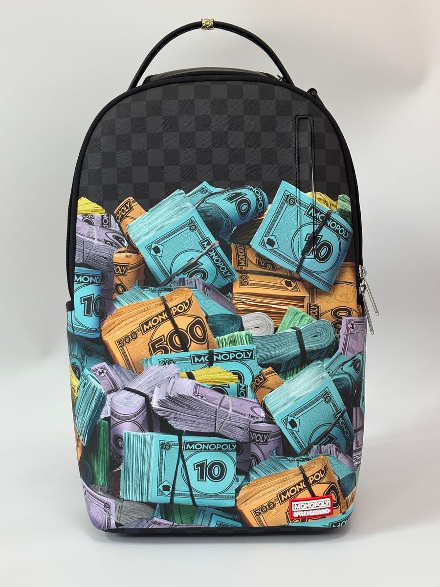 Monopoly Money Stacks Backpack