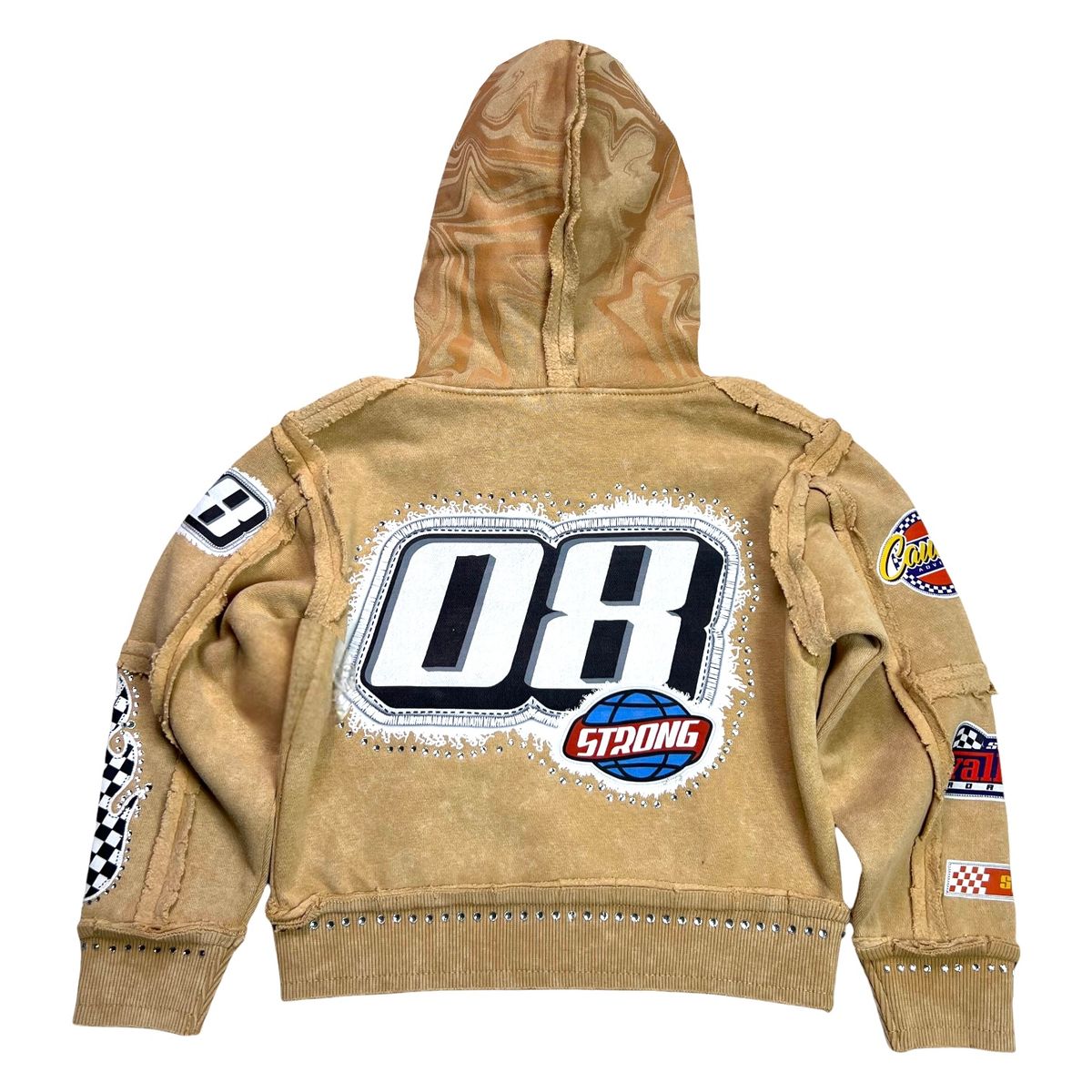 Strong Racer Rhinestone Hoody