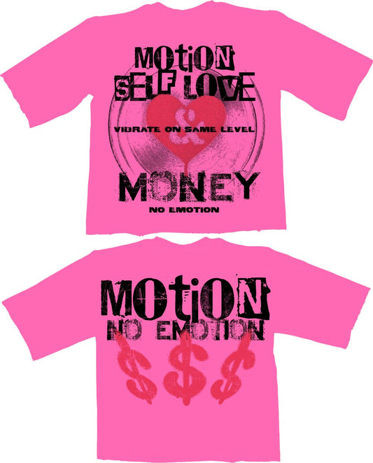 Motion Self Love Crop Shirt - Pink