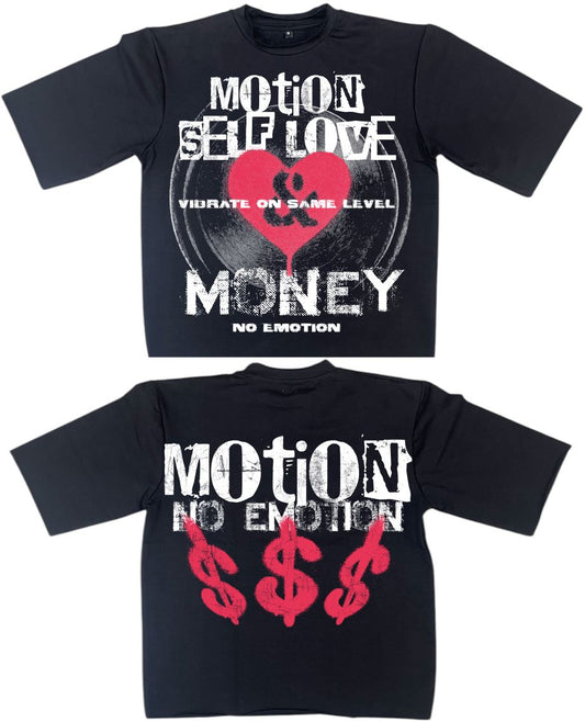 Motion Self Love Crop Shirt - Black