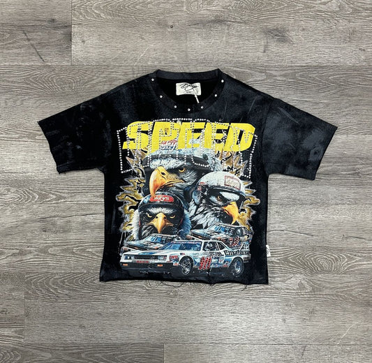 Speed cropped t-shirt