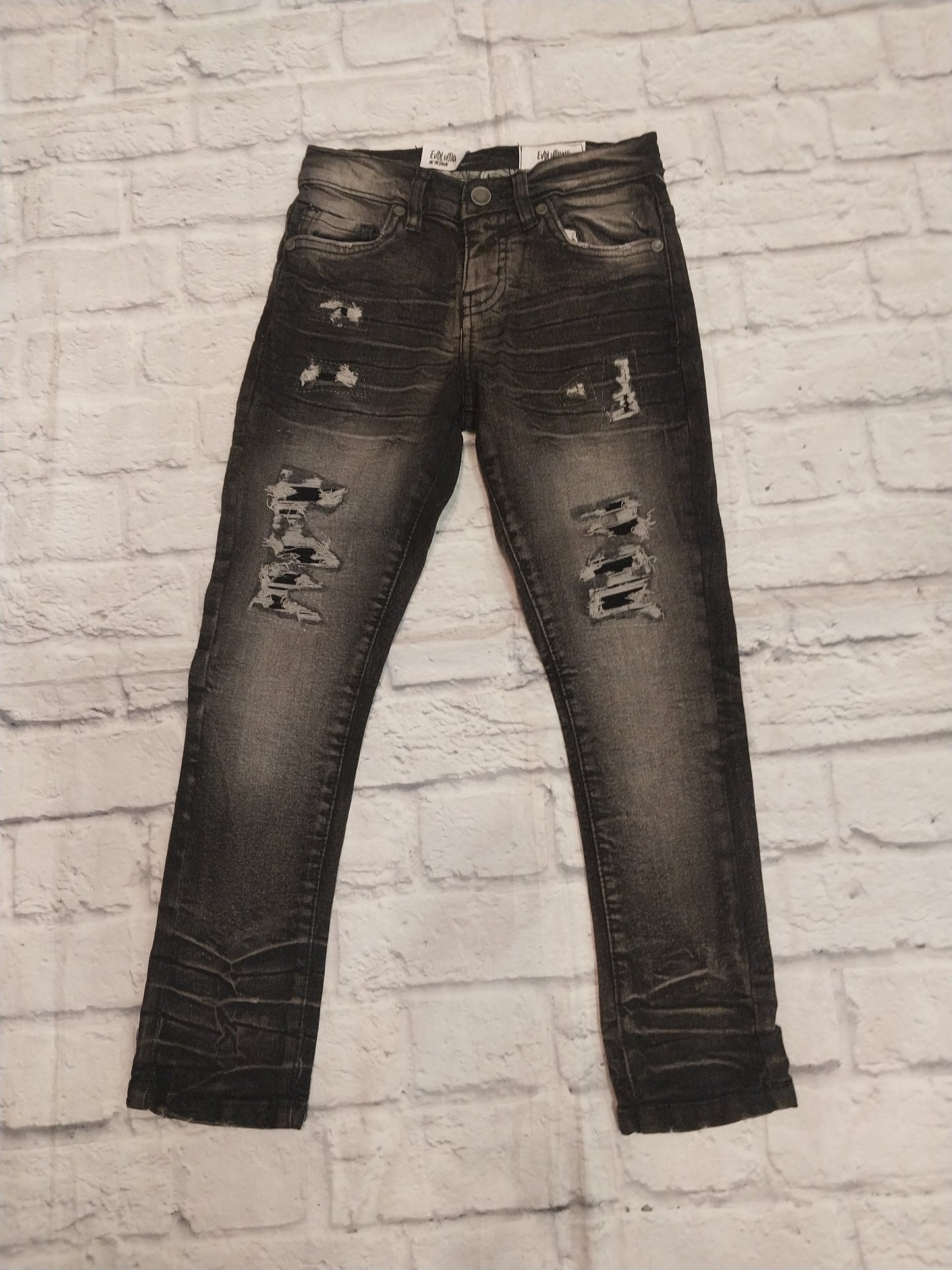 Black Patch Jeans