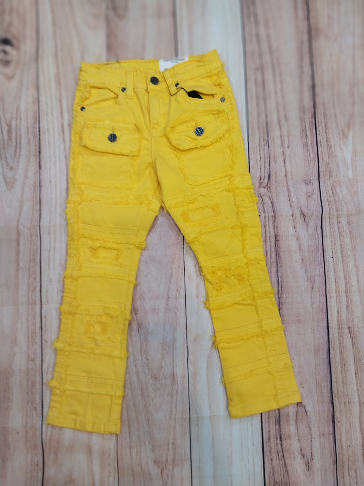 Yellow Stack Jeans