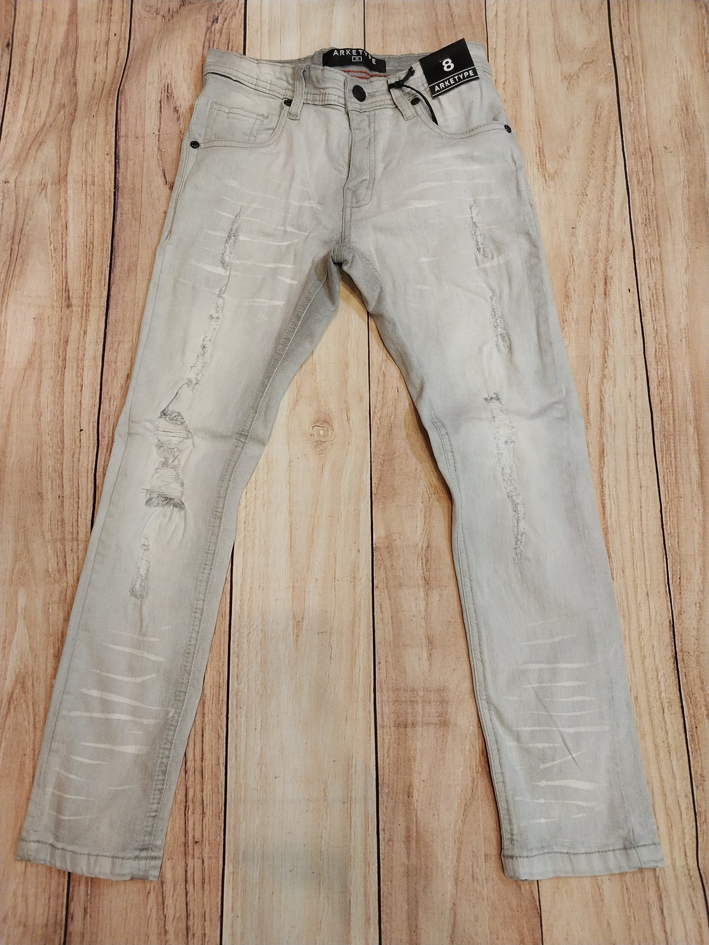 Sky Grey Boy Jeans