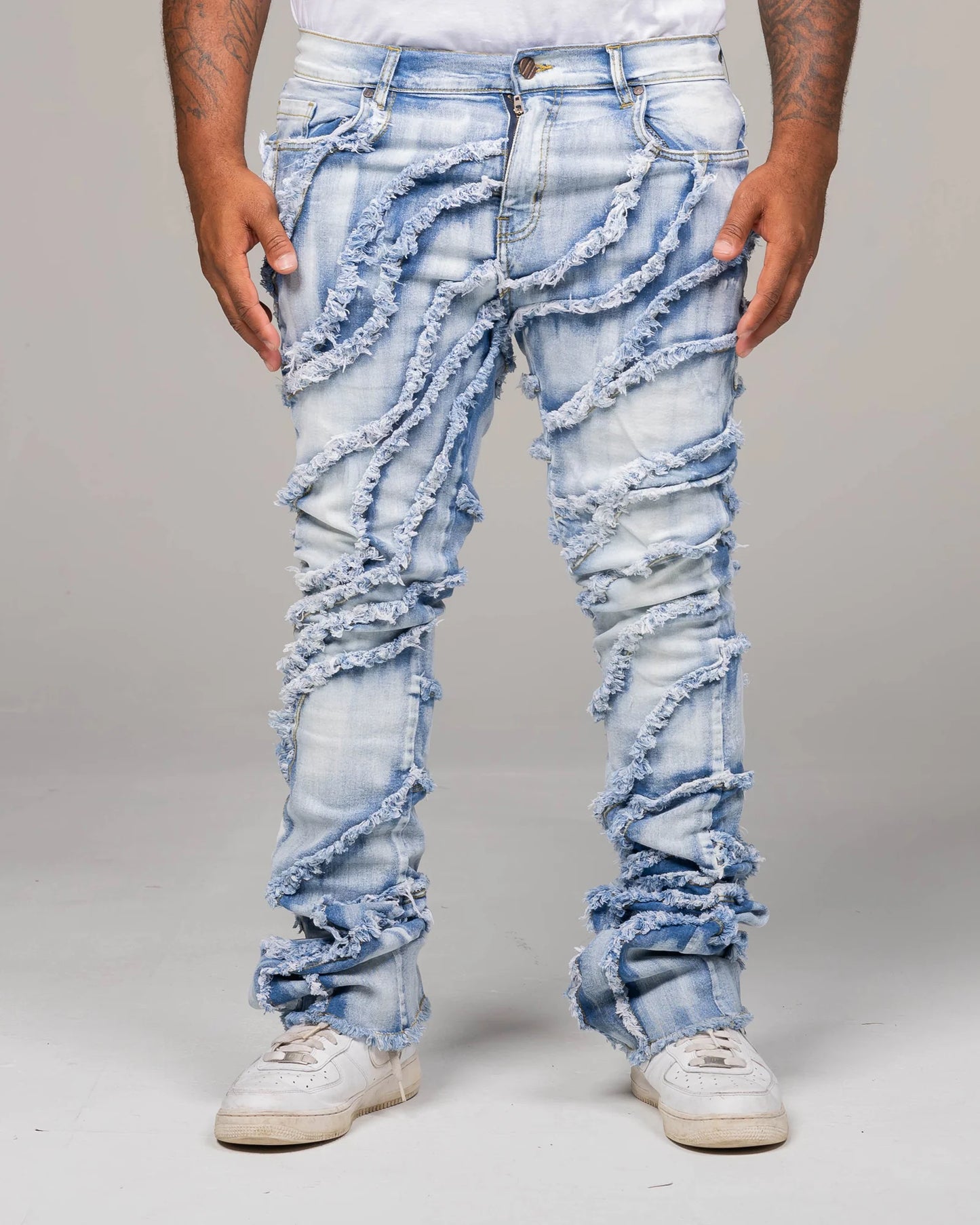 Stacked Jagged Jeans