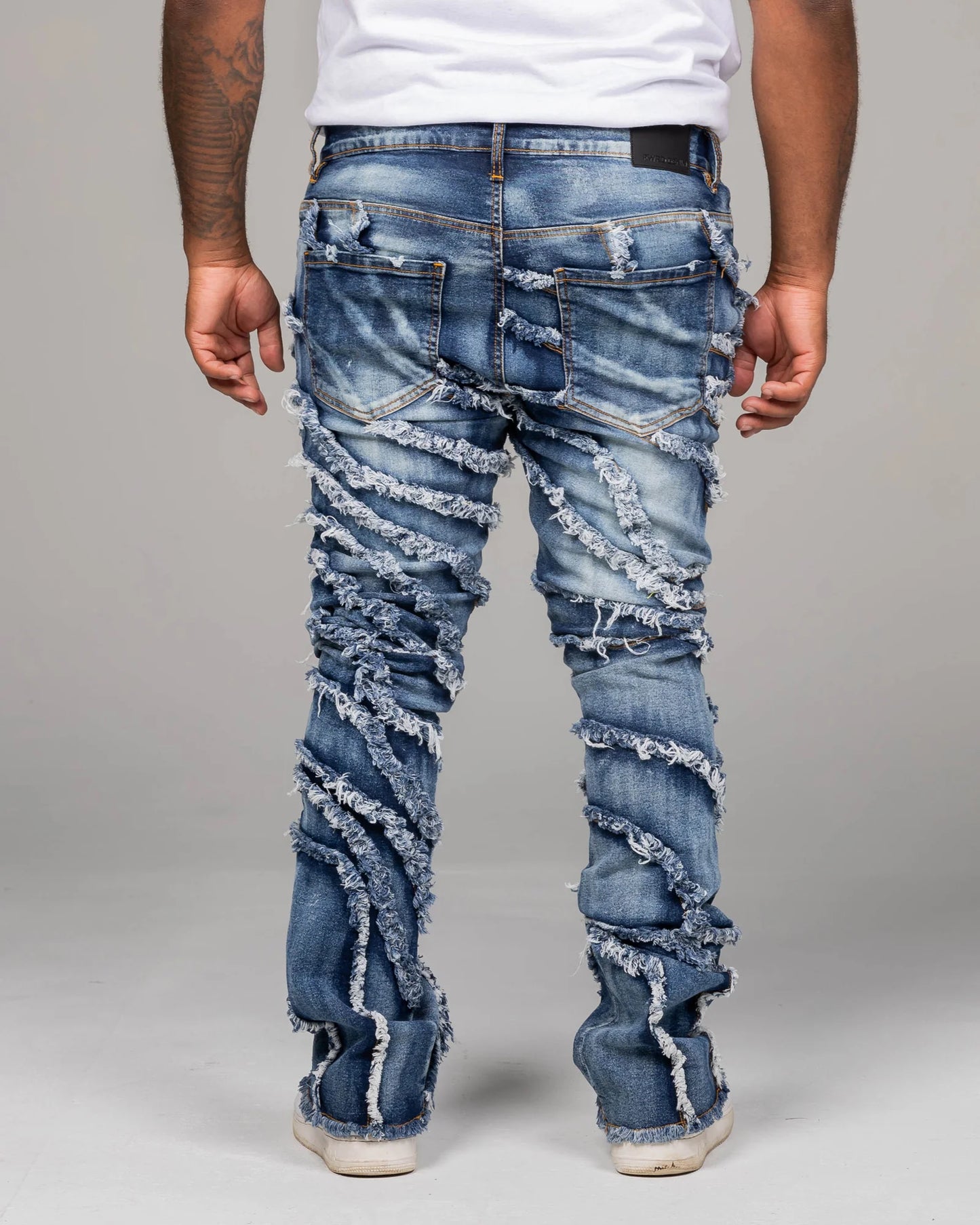 Stacked Jagged Jeans