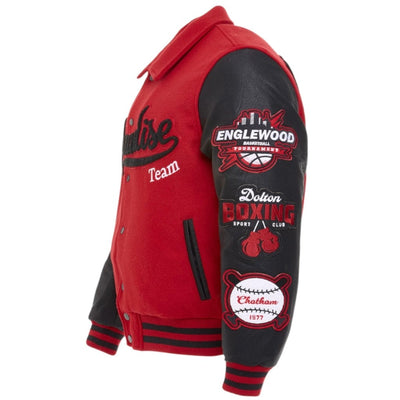 Paradise Team Varsity Jacket - Red
