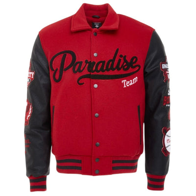 Paradise Team Varsity Jacket - Red