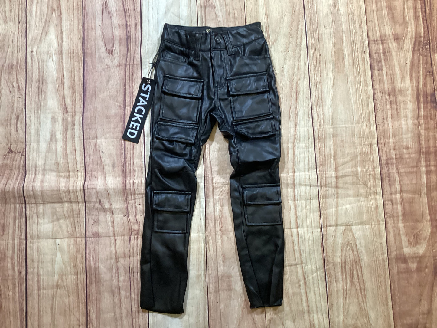 JC Leather Stacked Jean